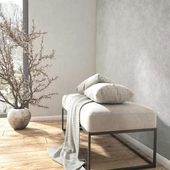 Tapeta z włókniny o wyglądzie betonu i tynku gładka matowa w kolorze szarym  