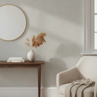 Tapeta z włókniny o wyglądzie betonu gładka matowa w kolorze beżowym  