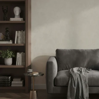 Tapeta z włókniny o wyglądzie betonu gładka matowa w kolorze beżowym  