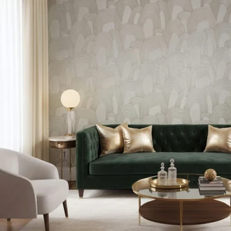 Vliestapete 3D-Optik, Hügel Grafisch Geometrisch in Beige Vliestapete 3D-Optik, Hügel Grafisch Geometrisch in Beige