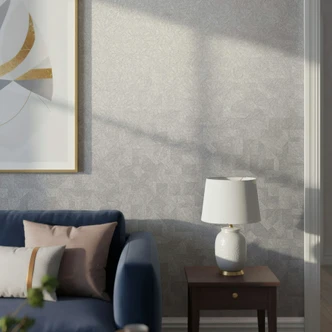 Vliestapete Struktur Grafisch Geometrisch matt in Grau Vliestapete Struktur Grafisch Geometrisch matt in Grau