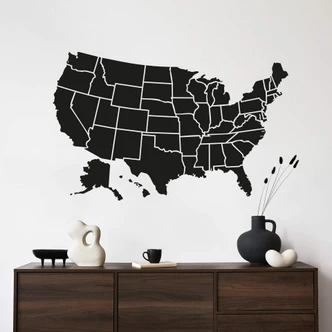 Wandtattoo USA Karte Wandtattoo USA Karte