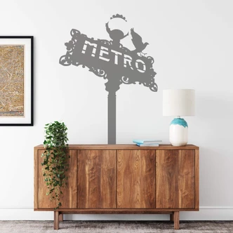 Wandtattoo Paris Metro Wandtattoo Paris Metro