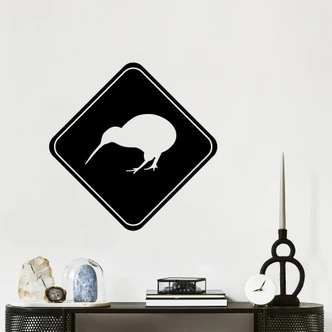 Wandtattoo Achtung Kiwi Wandtattoo Achtung Kiwi