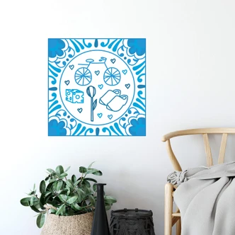 Tegelsticker Typisch Holland 