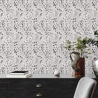 wallpaper floral grey white - non-woven wallpaper A.S. Création wallpaper floral grey white - non-woven wallpaper A.S. Création