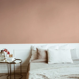 Unitapete Einfarbig Orange Rosa - Vliestapete A.S. Création 