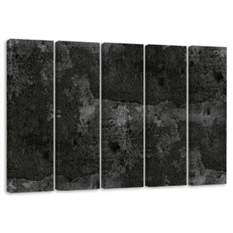 Leinwandbild 5 teilig, Alte Betonwand 