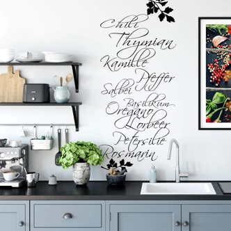 Wandtattoo Gewürze 1 