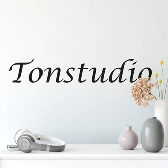 Wandtattoo Tonstudio 