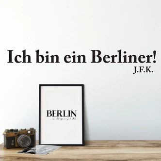 Ich bin ein Berliner! 