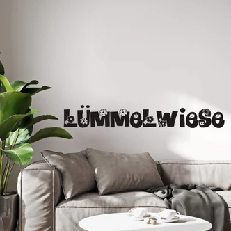 Wandtattoo Lümmelwiese 