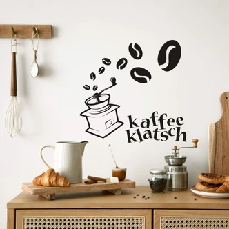 Wandtattoo Kaffee Klatsch 