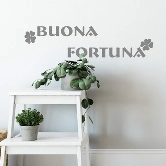 Wandtattoo Buona Fortuna 