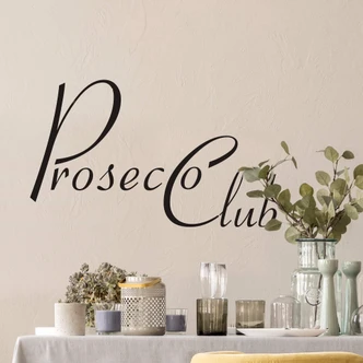 Wandtattoo Prosecco-Club 