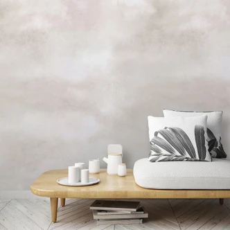 Fototapete mit Himmel mit Wolken, Beige Uni 3.40 x 2.12 m 