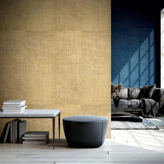 Woven tile photo wallpaper, beige texture 3.40 x 2.12 m 
