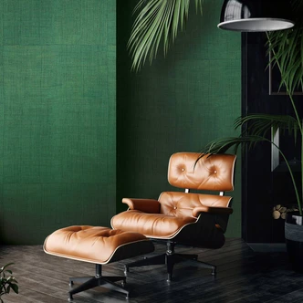 Woven effect tile wallpaper, green texture 3.40 x 2.12 m 