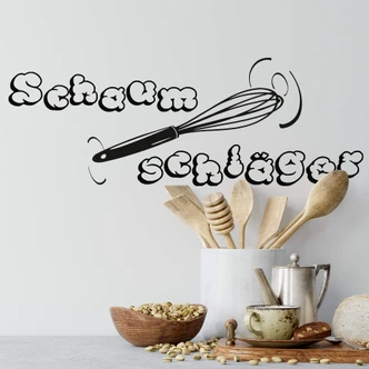 Wandtattoo Schaumschläger 