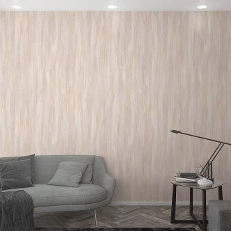 Fototapete mit grafischem Streifenmuster, Beige Streifen 2.70 x 1.06 m 