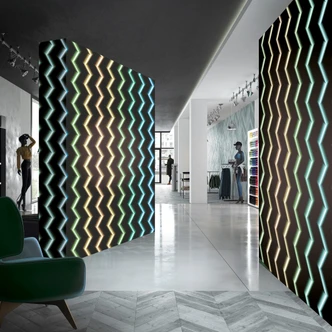 Fototapete mit Illustrations-Effekt, Schwarz Grafisch 2.70 x 1.06 m 