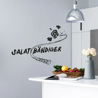 Wandtattoo Salatbändiger 