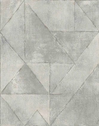 Fototapete Motivtapete Beton Optik mit Geometrischen Flächen in Hellgrau 2,7 x 2,12 m 