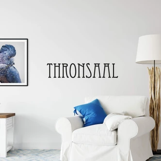 Wandtattoo Thronsaal 