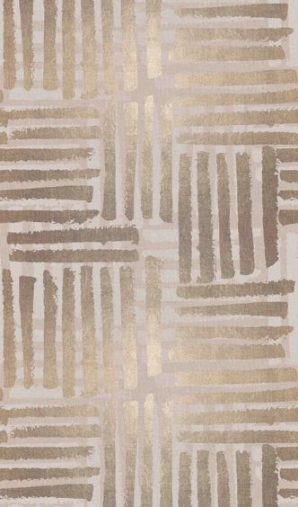 Fototapete Wandtapete mit Motiv Grafisches Streifen Muster in Beige und Greige 2,7 x 1,59 m 