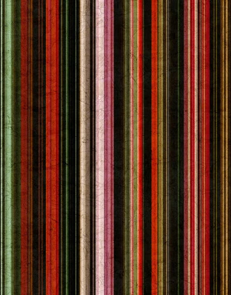 Vintage stribet fototapet i rødgrøn sort med patinastruktur 2,7 x 2,12 m 