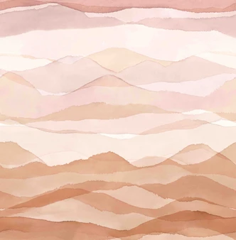 Fototapet med motiv Fint akvarellandskap i beige och rosa 2,7 x 2,65 m Fototapet med motiv Fint akvarellandskap i beige och rosa 2,7 x 2,65 m