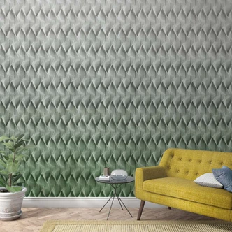 WallpaperPhoto wallpaper 3D grey, green,Graphic 2.70 x 1.59 m 