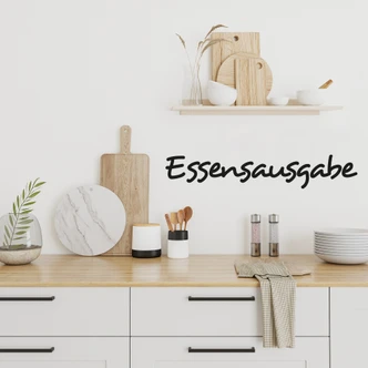 Wandtattoo Essensausgabe 