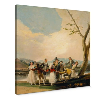 Goya - Blind Man\'s Bluff Canvas print 