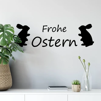 Wandtattoo Frohe Ostern 1 