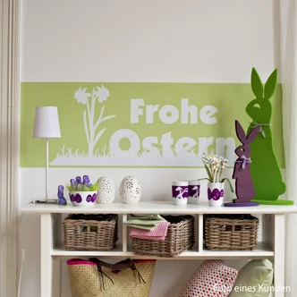 Wandtattoo Frohe Ostern 2 