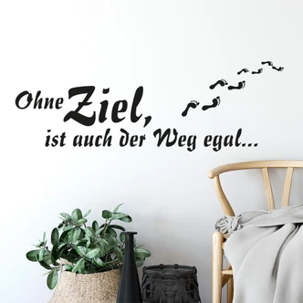 Wandtattoo Ohne Ziel... 