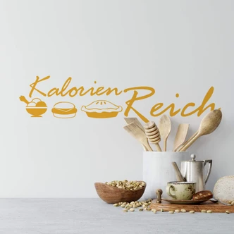 Wandtattoo Kalorienreich 