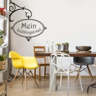 Wandtattoo Mein Lieblingslokal 