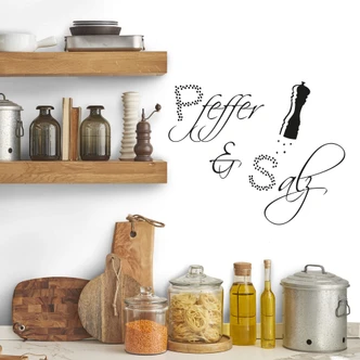Wandtattoo Pfeffer & Salz 