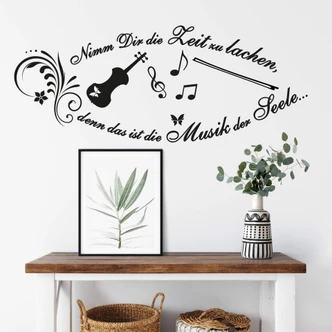 Wandtattoo Nimm Dir Zeit zu lachen... 2 