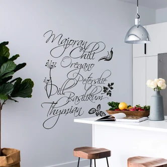 Wandtattoo Gewürze 2 