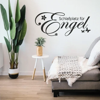 Wandtattoo Schlafplatz für Engel 