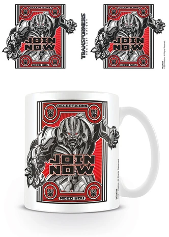 Tazza, tazza in ceramica Transformers: L'ultimo cavaliere - Unisciti ora 