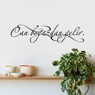 Wandtattoo Can bogazdan gelir 