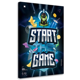 Leinwandbild, Spielkonsole Gamer 