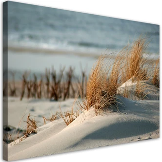 Leinwandbild, Dünen am Meer 