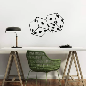 Sticker mural - Dés 