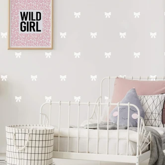 Wall sticker set bows 