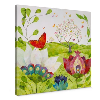 Leinwandbild Blanz - Sommerwiese 